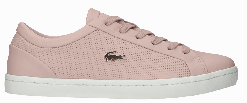 Rosa sneaker från Lacoste