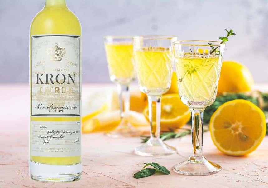 Kron hantverkslikör citron