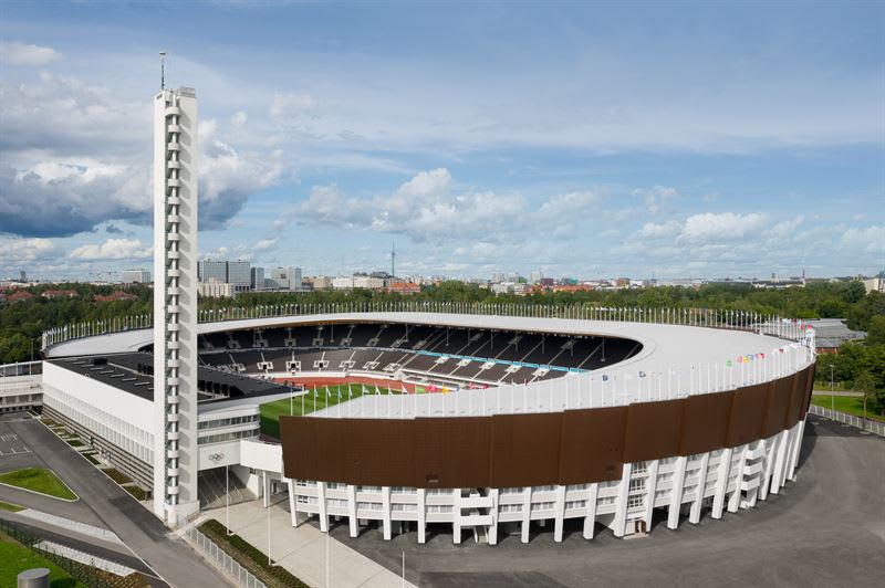 Helsingin Olympiastadion ilmakuva