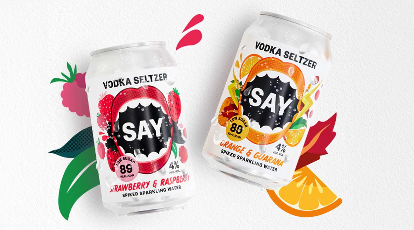 Say hard seltzer juomat