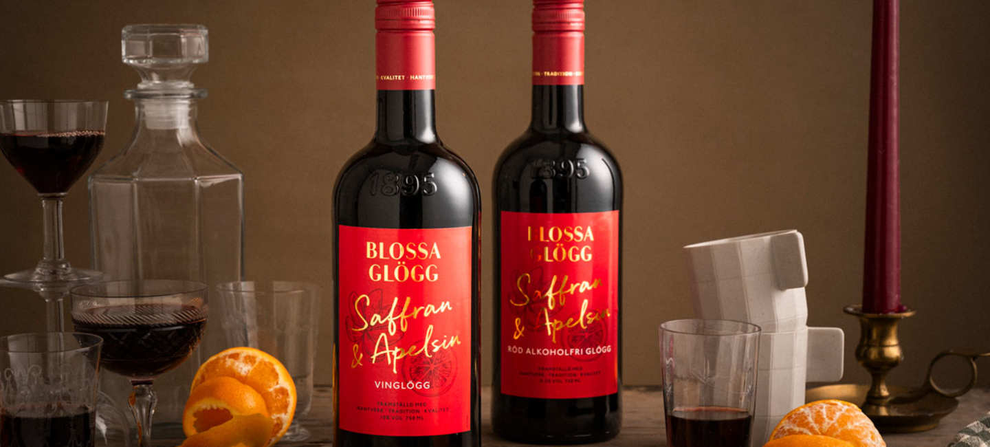 Blossa Saffran och Apelsin.
