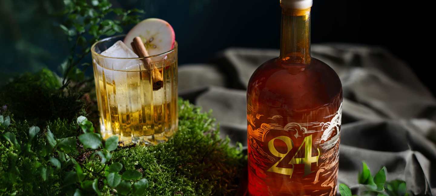 Äppeldrink med Blossa 24.