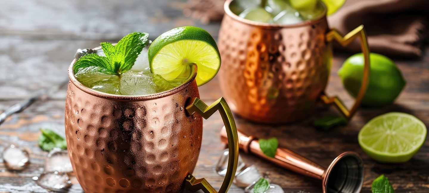 Mule de Triac i kopparmugg