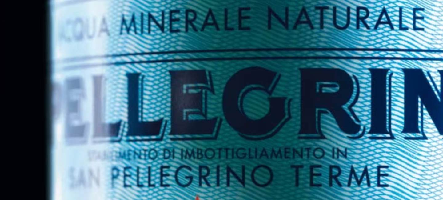 S.Pellegrino etiketti