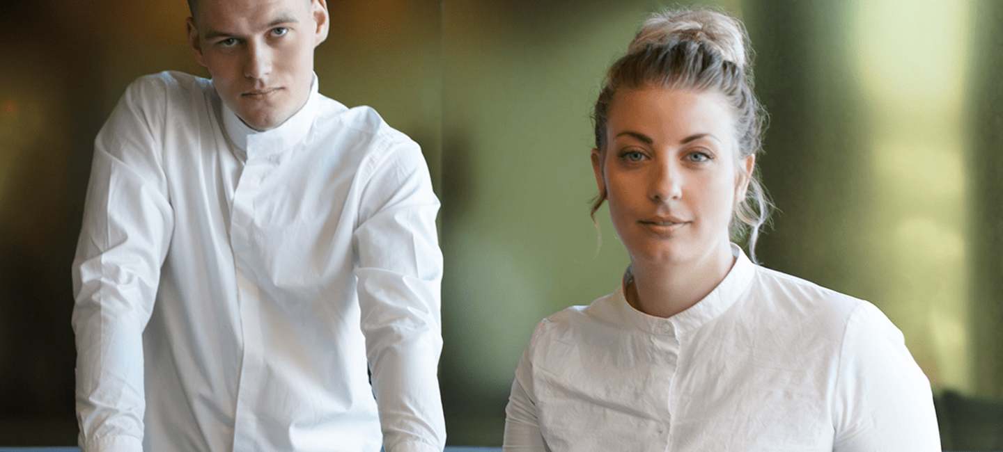 Albin Edbeg och Frida Ronge på Unn