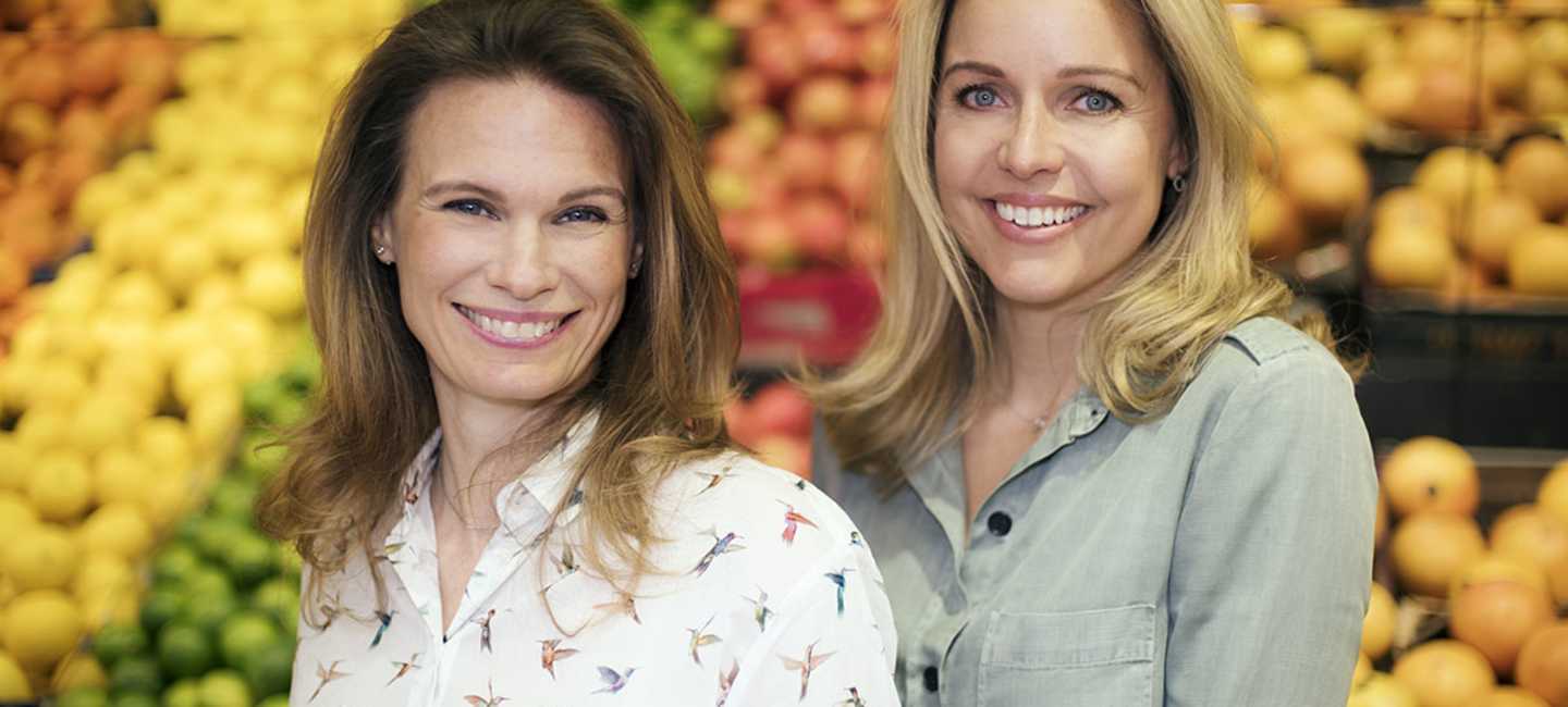 Lina Nertby och Mia Clase, författare till Food Pharmacy