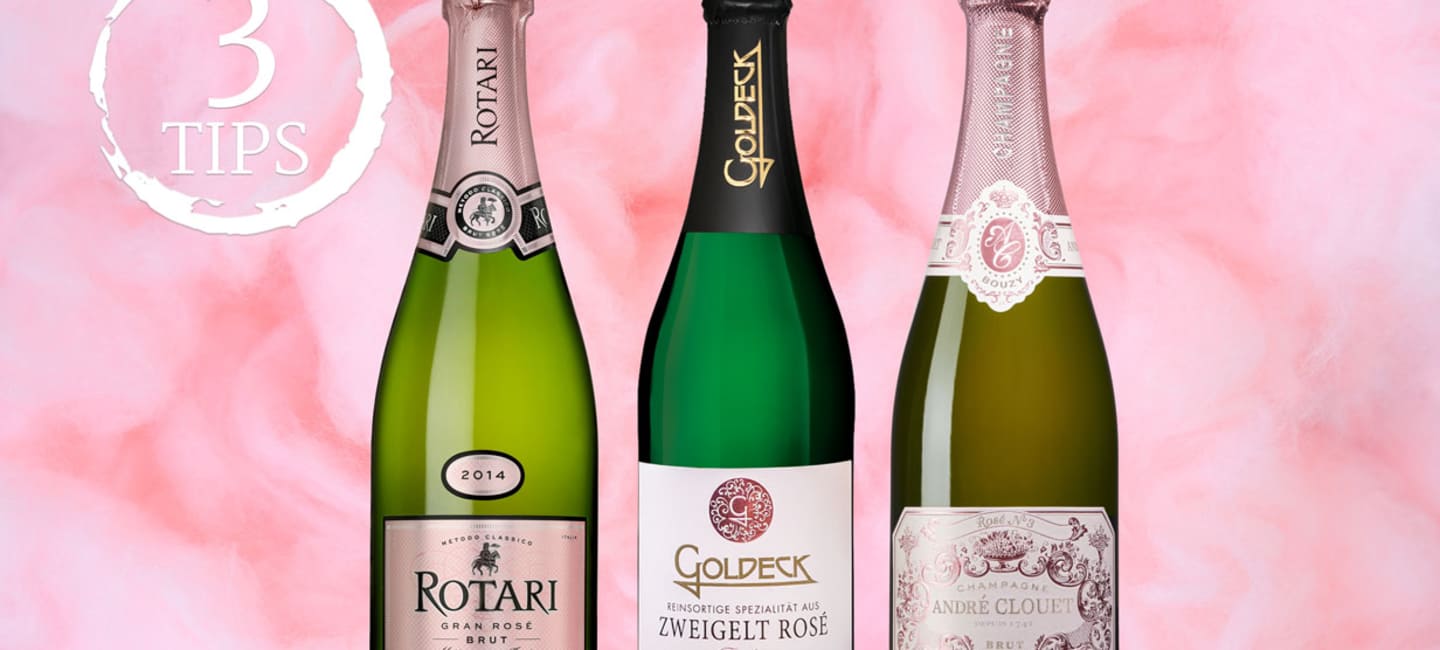 3 tips: mousserande roséviner.