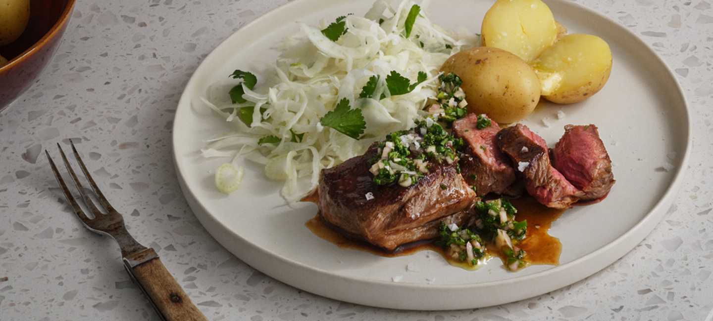 lammfilé med potatis