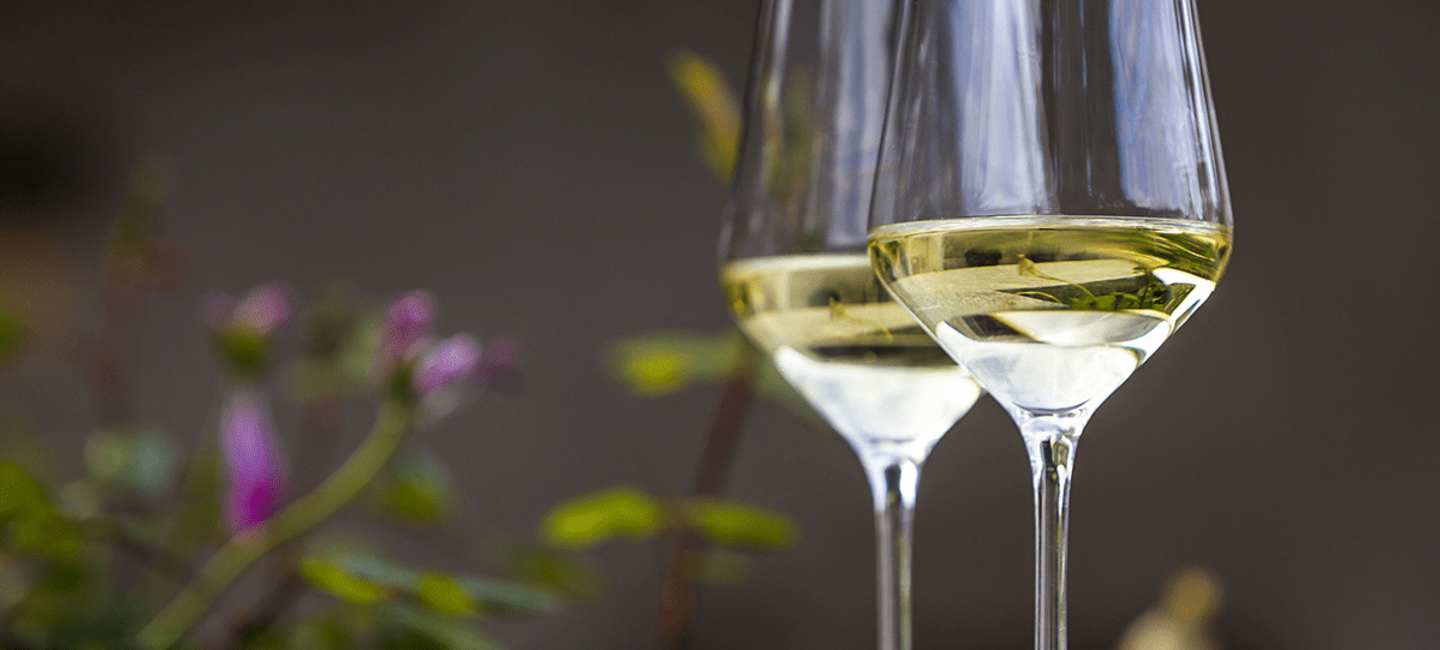 Riesling i vinglas