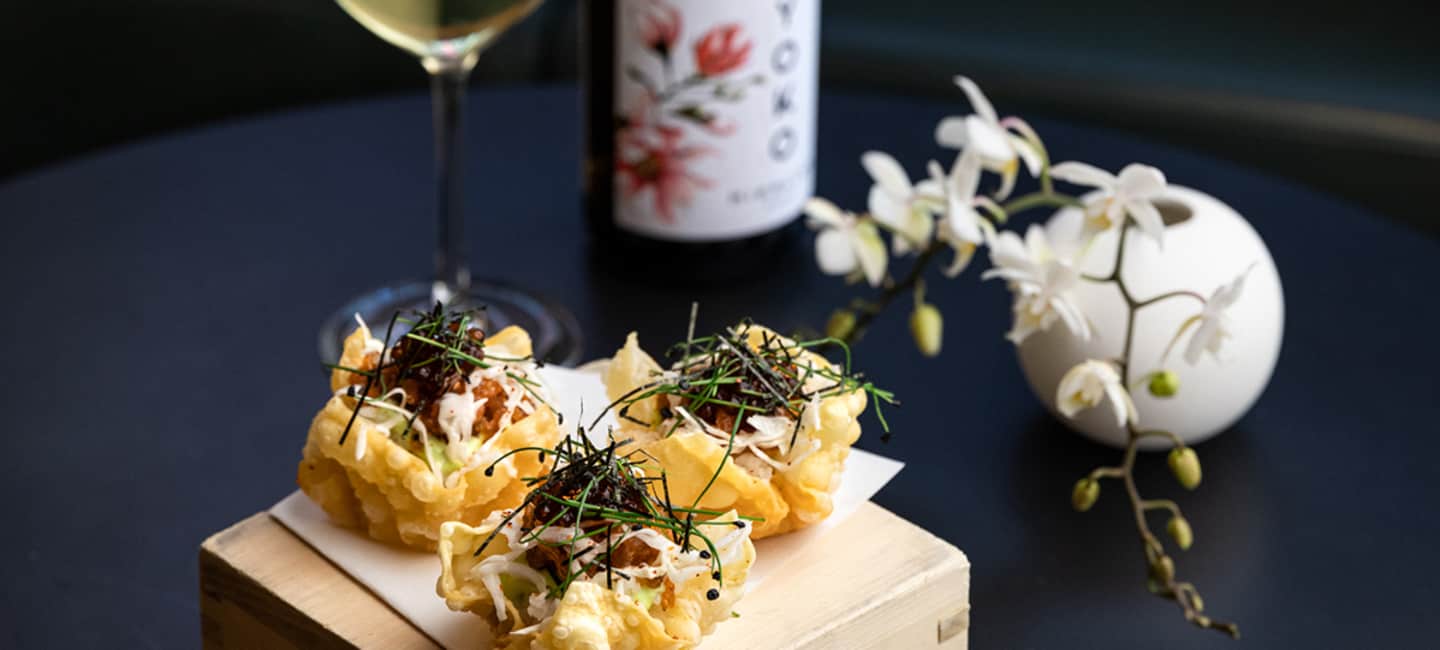 Wontons och vinet YOKO