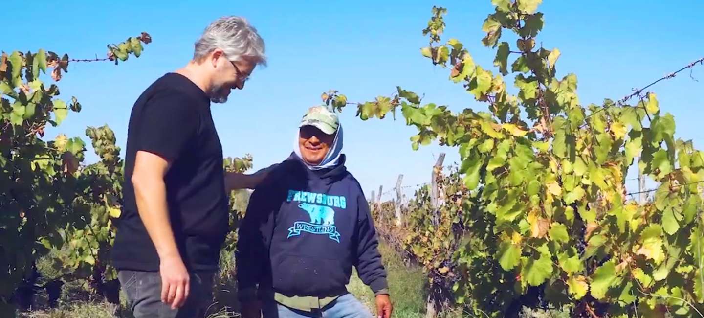 Mariano Olaiz på vingården Bodega Montlaiz