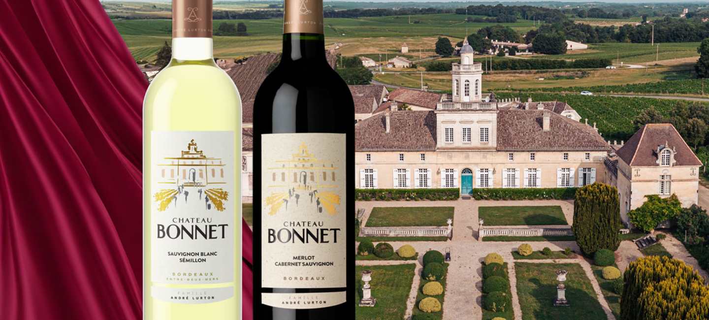 Chateau Bonnet i Entre-Deux-Mers.