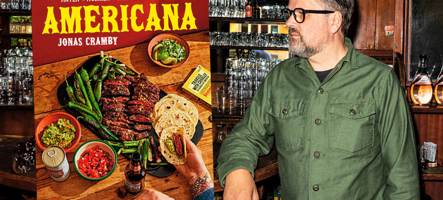 Jonas Cramby med nya boken Americana.