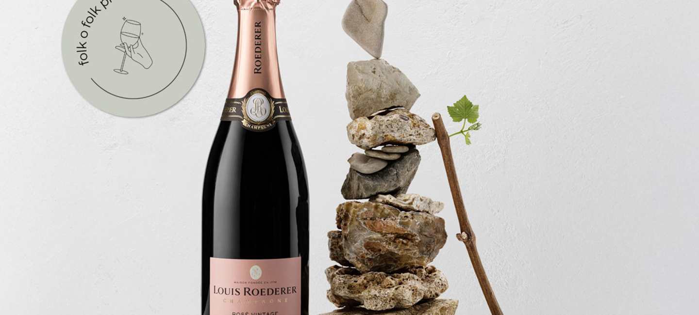 Folk o folk prover Louis Roederer Brut Rosé 2017.
