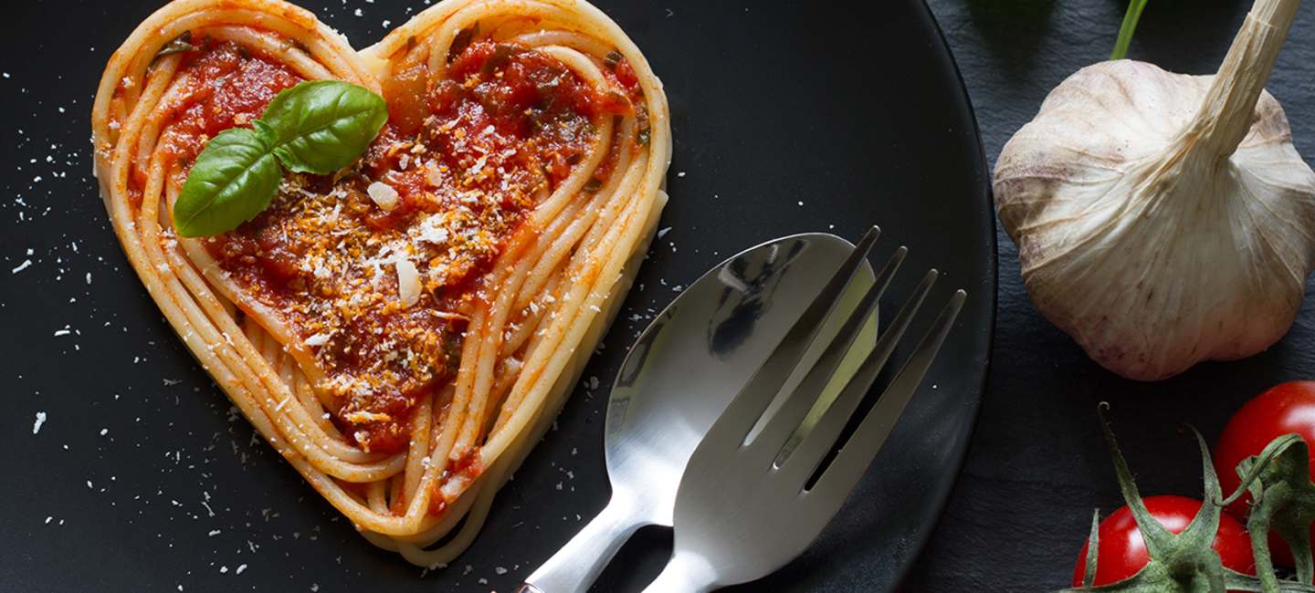 Hjärtformad pasta