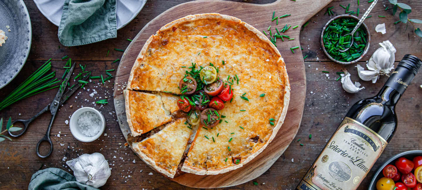 Köttfärspaj.