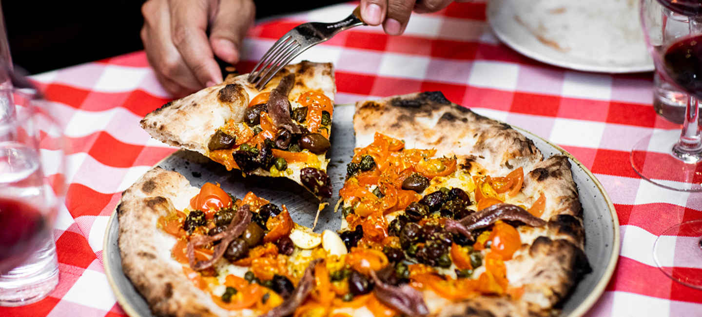 Napolitansk pizza och Ruffino