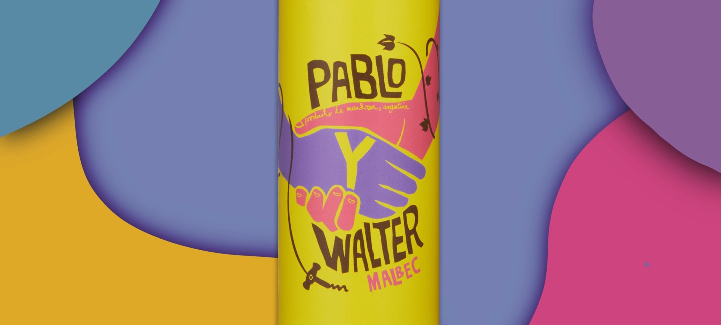 Pablo y Walter Malbec på klimatvänlig burk.