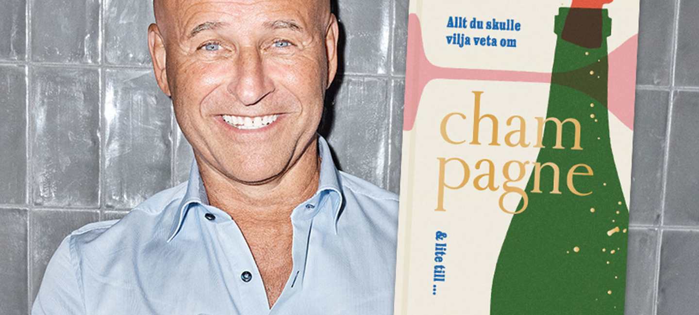 Richard Juhlin med nya boken om champagne.