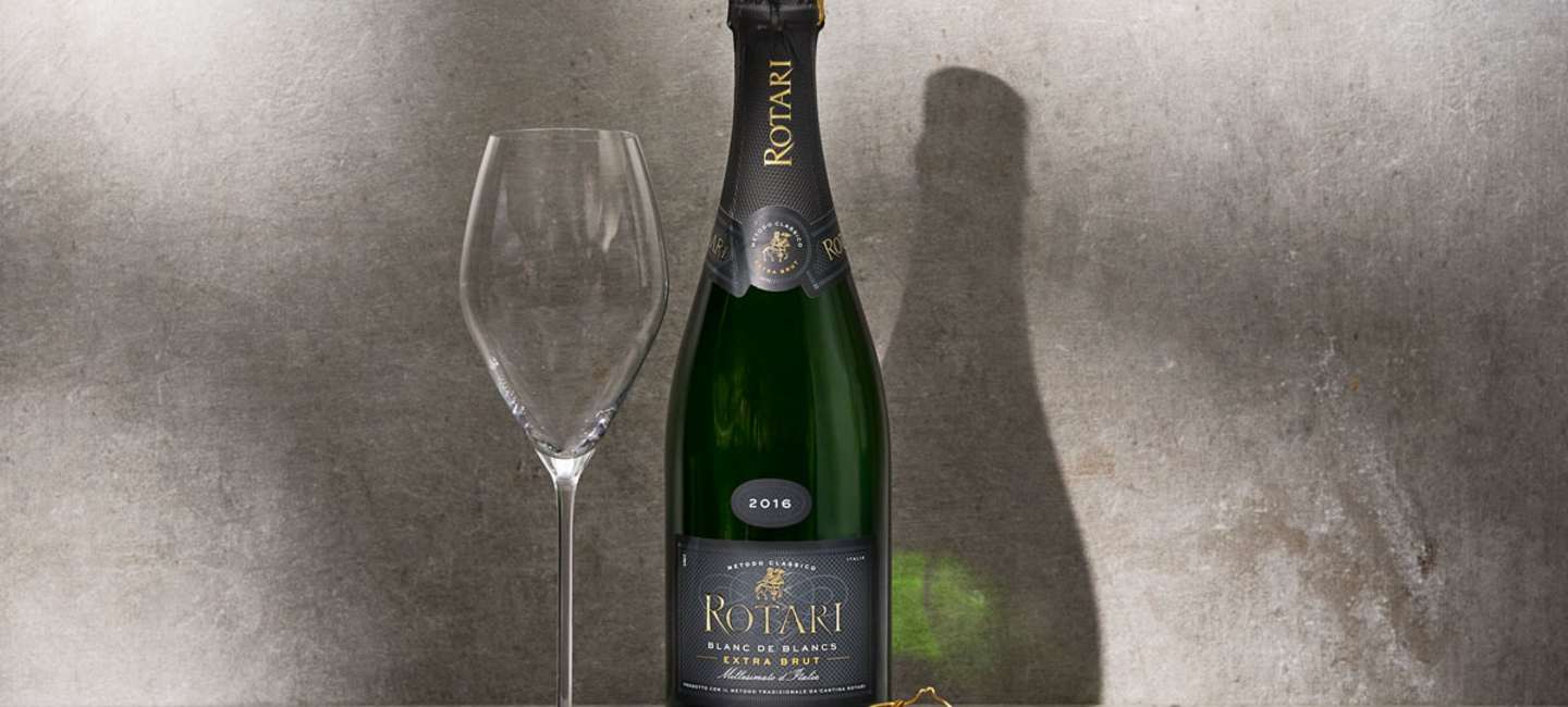 Rotari Blanc de Blancs är ett vegansk vin.