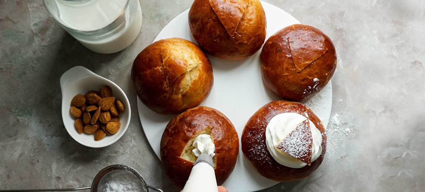 Olika fyllningar till semlor som inte är mandelmassa.