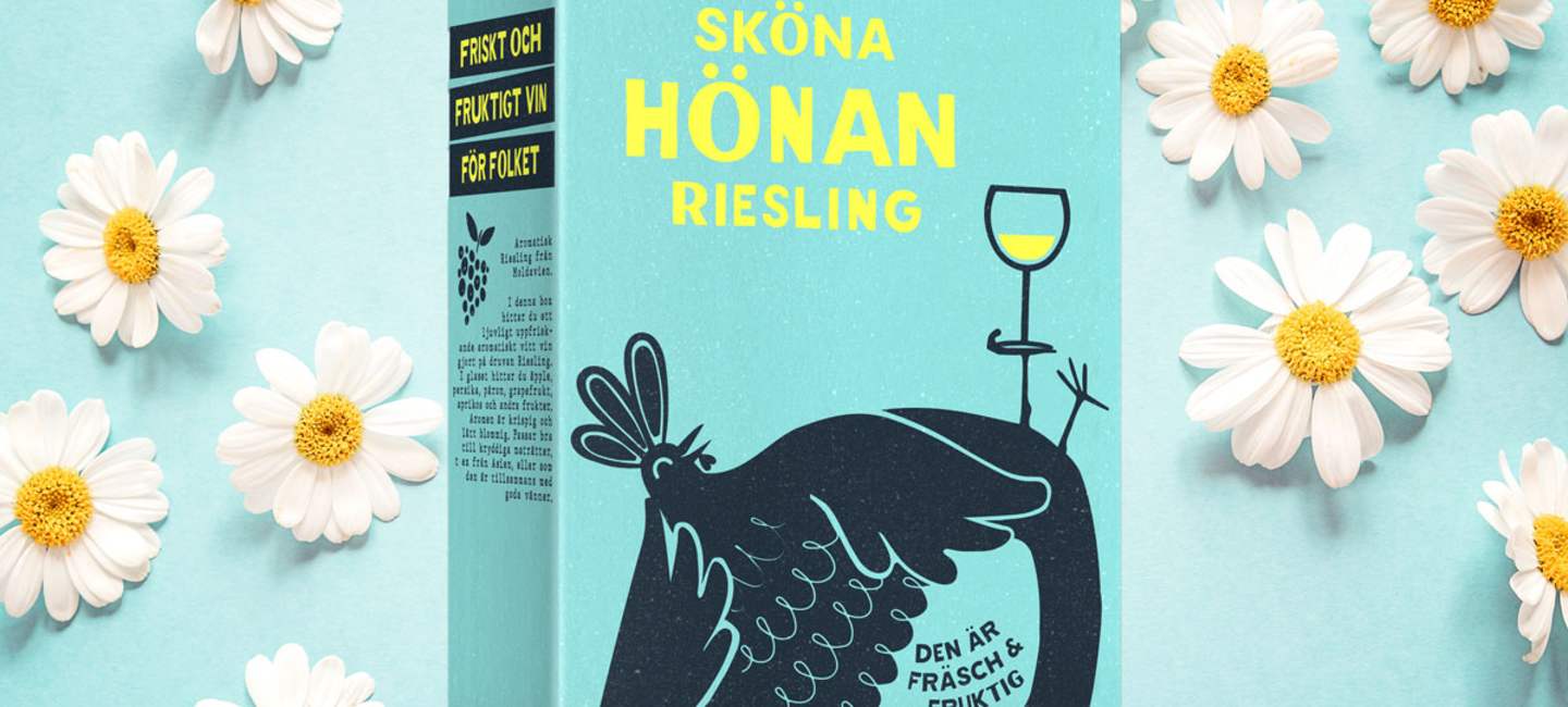 Sköna hönan Riesling box, 3 liter.