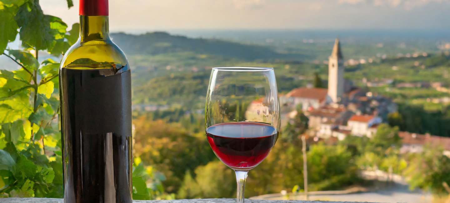 Rött vin i Valpolicella.