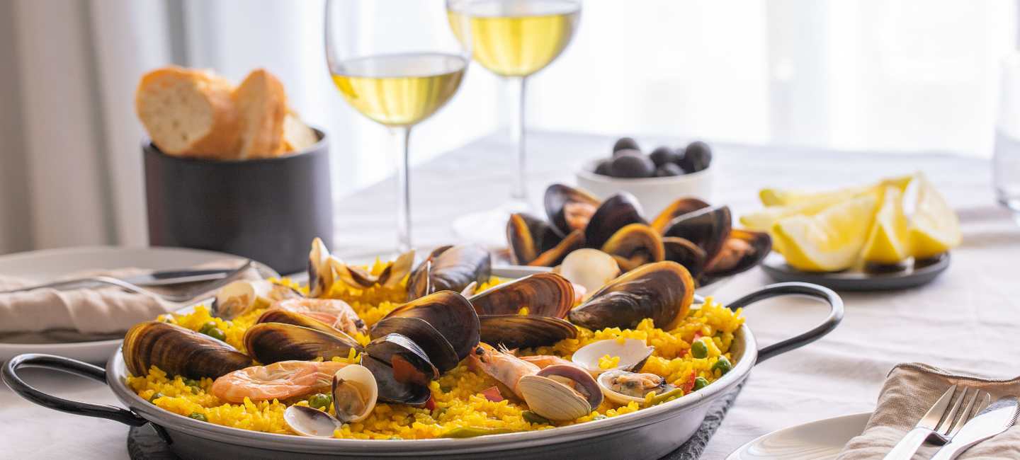 Vin till paella.