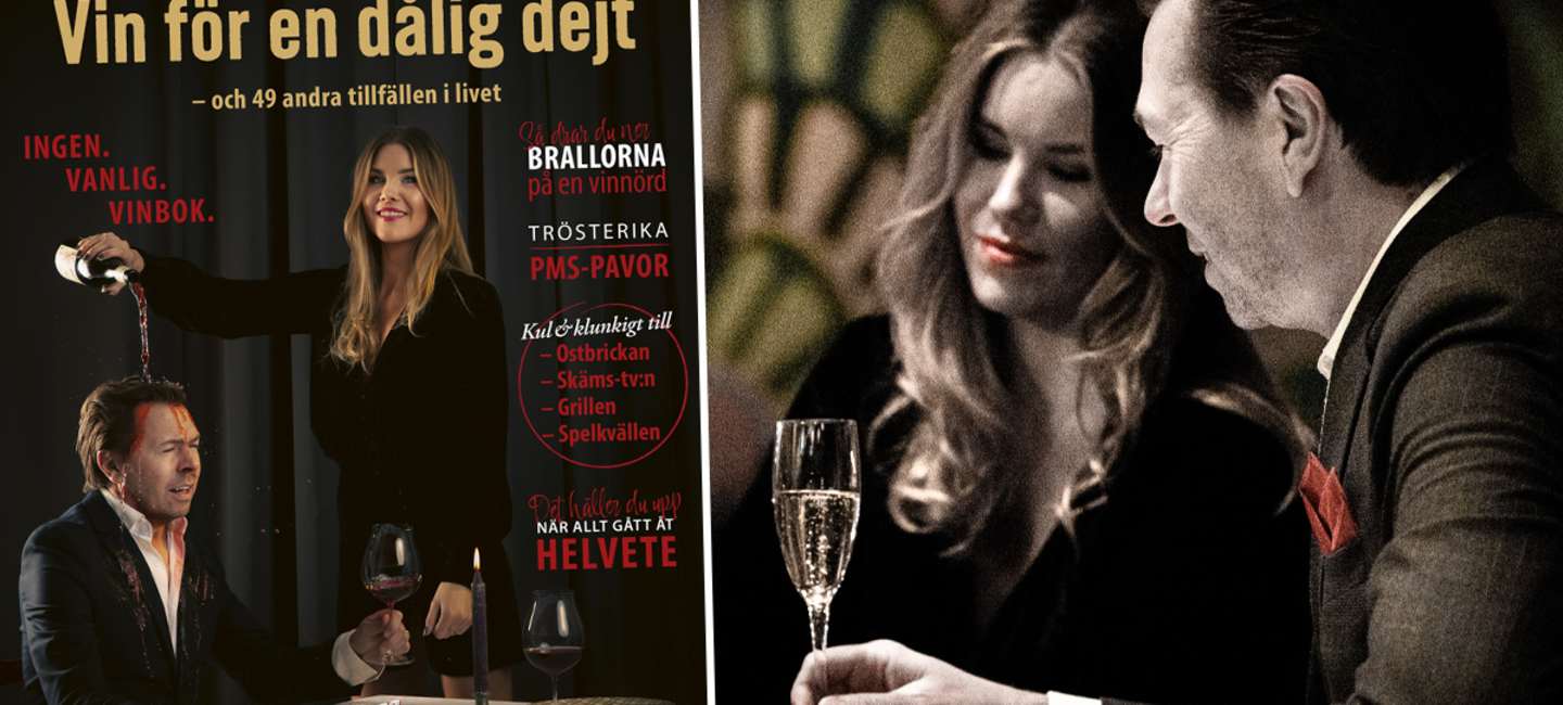 Elin och Andreas Grube om boken "Vin för en dålig dejt".