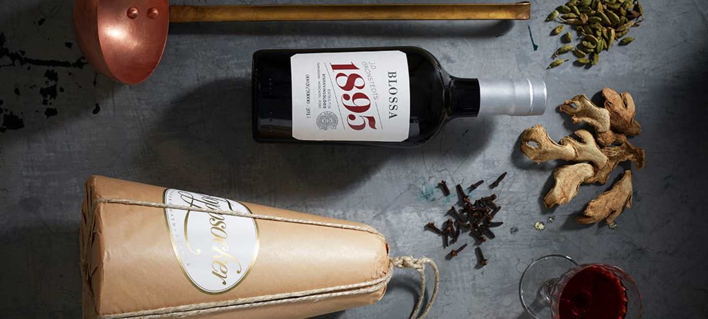 Blossa 1895 med kryddor och sockertopp