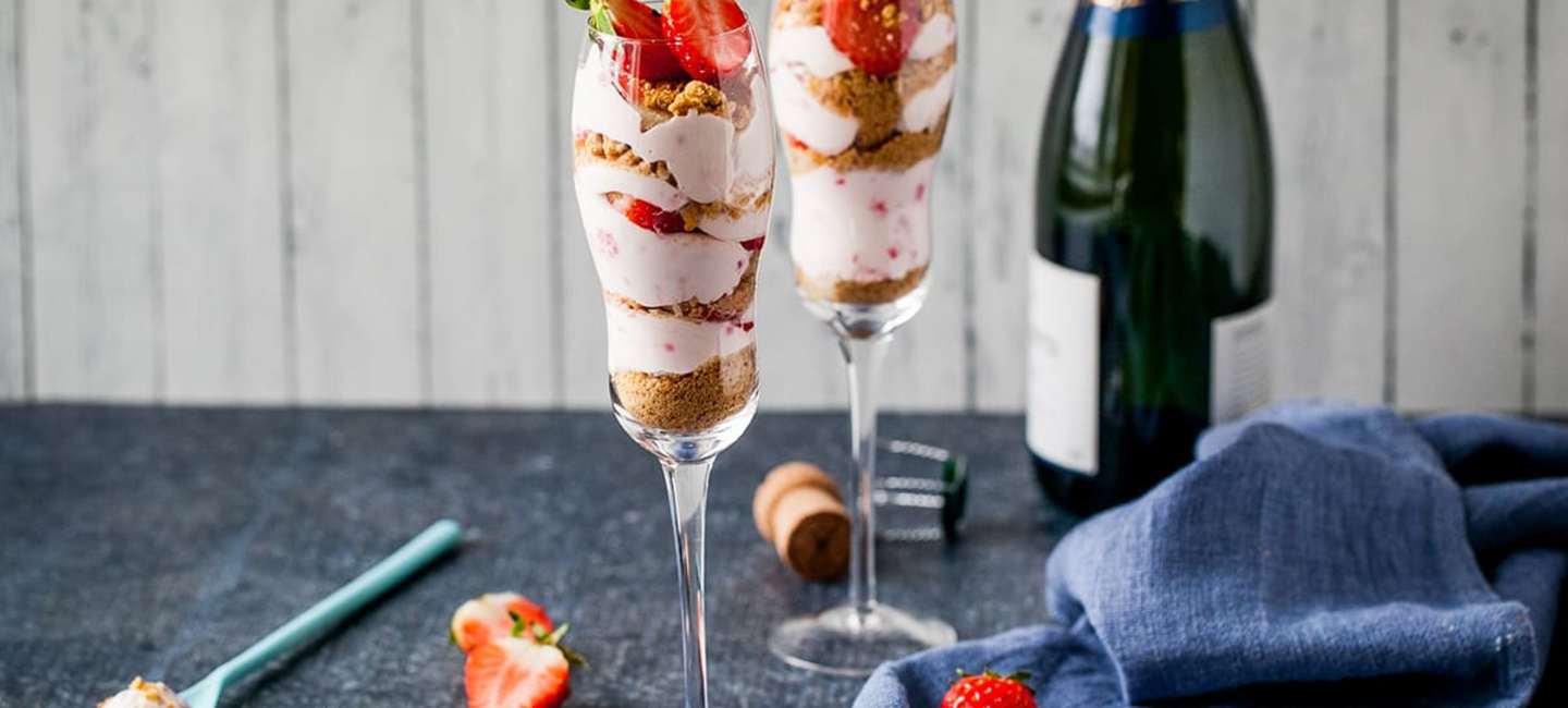 Cheesecake i glas