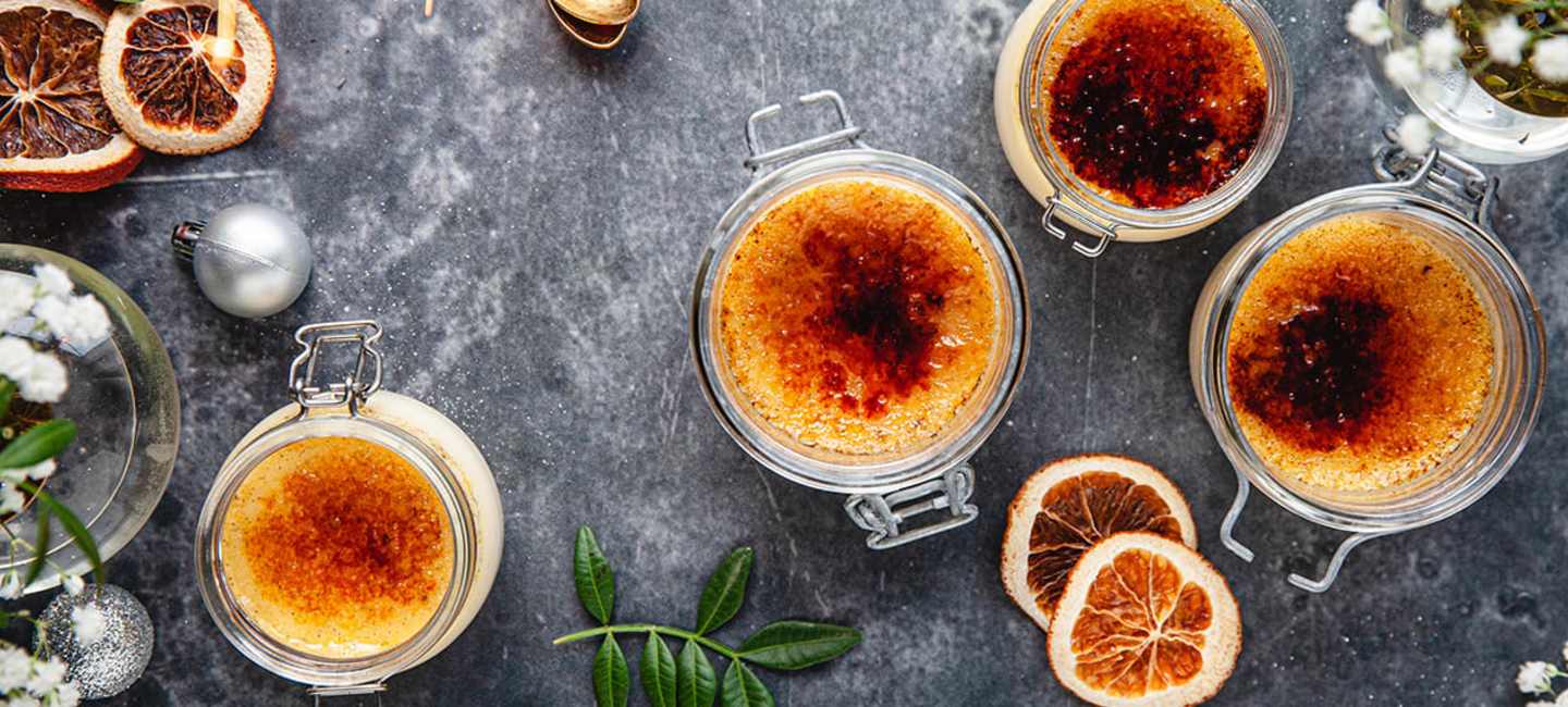 Crème Brûlée med apelsin och vanilj