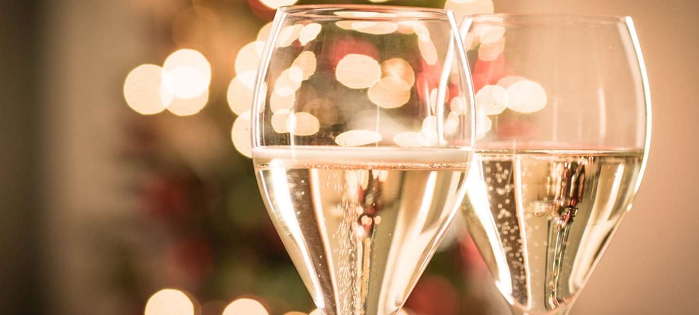 Glubbel i champagneglas