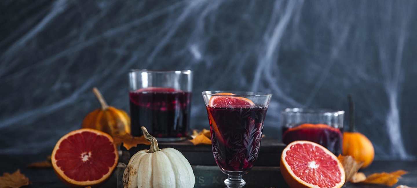 Höstig fördrink med sangria.