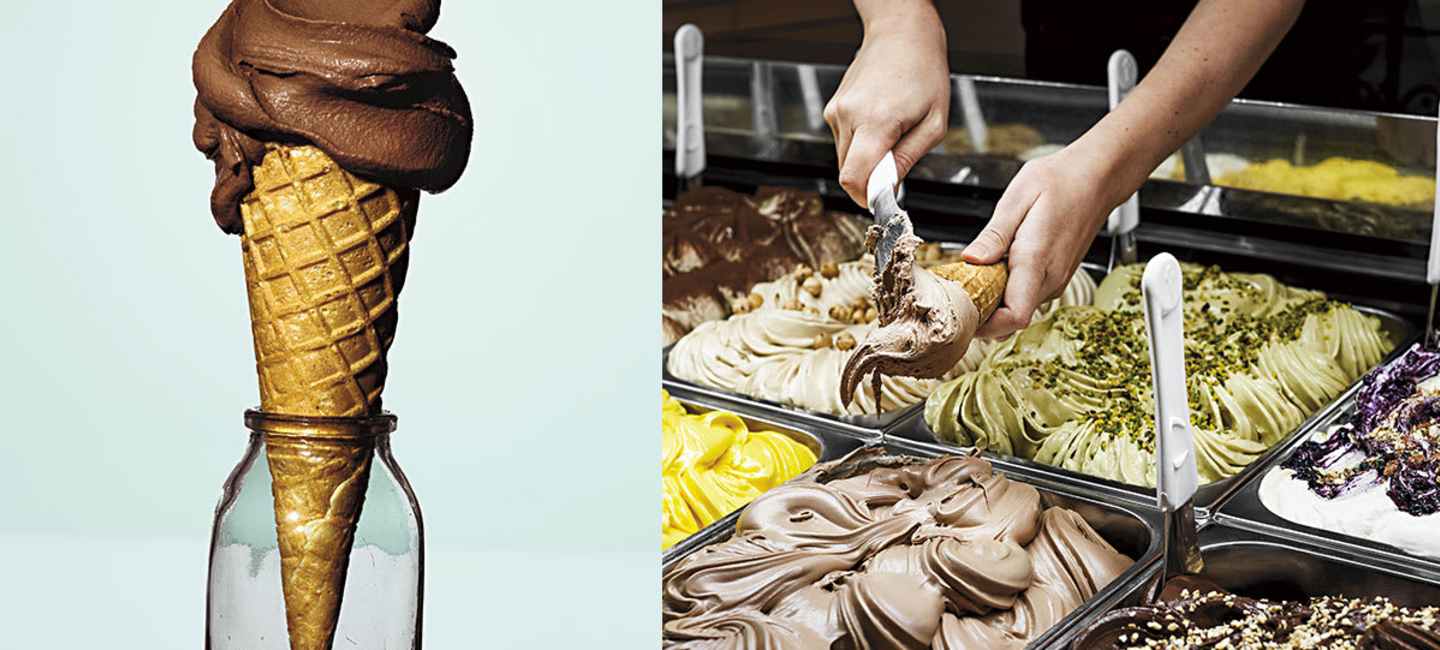 Italiensk glass Cioccolate Fondente