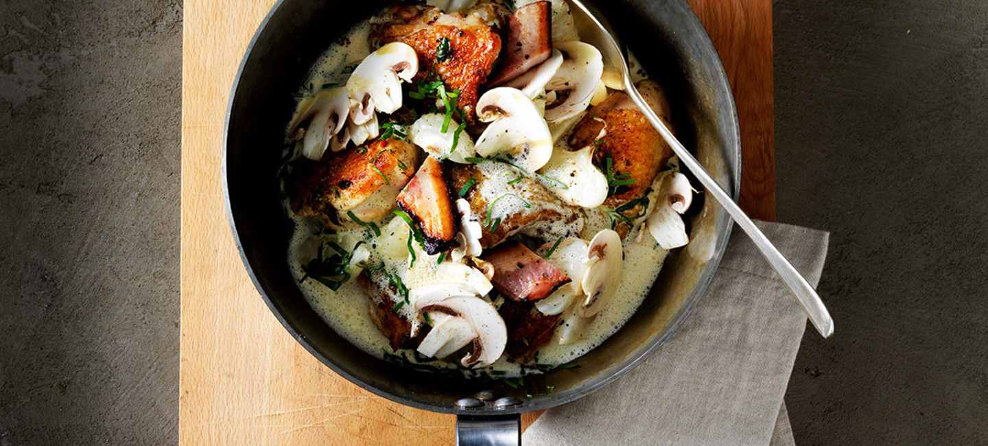 La Belle Coq au vin blanc