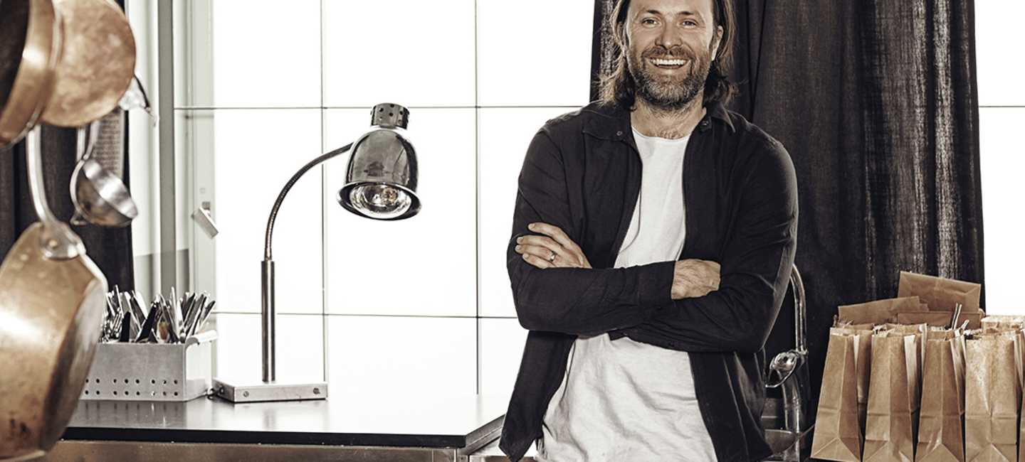 Niklas Ekstedt i kök