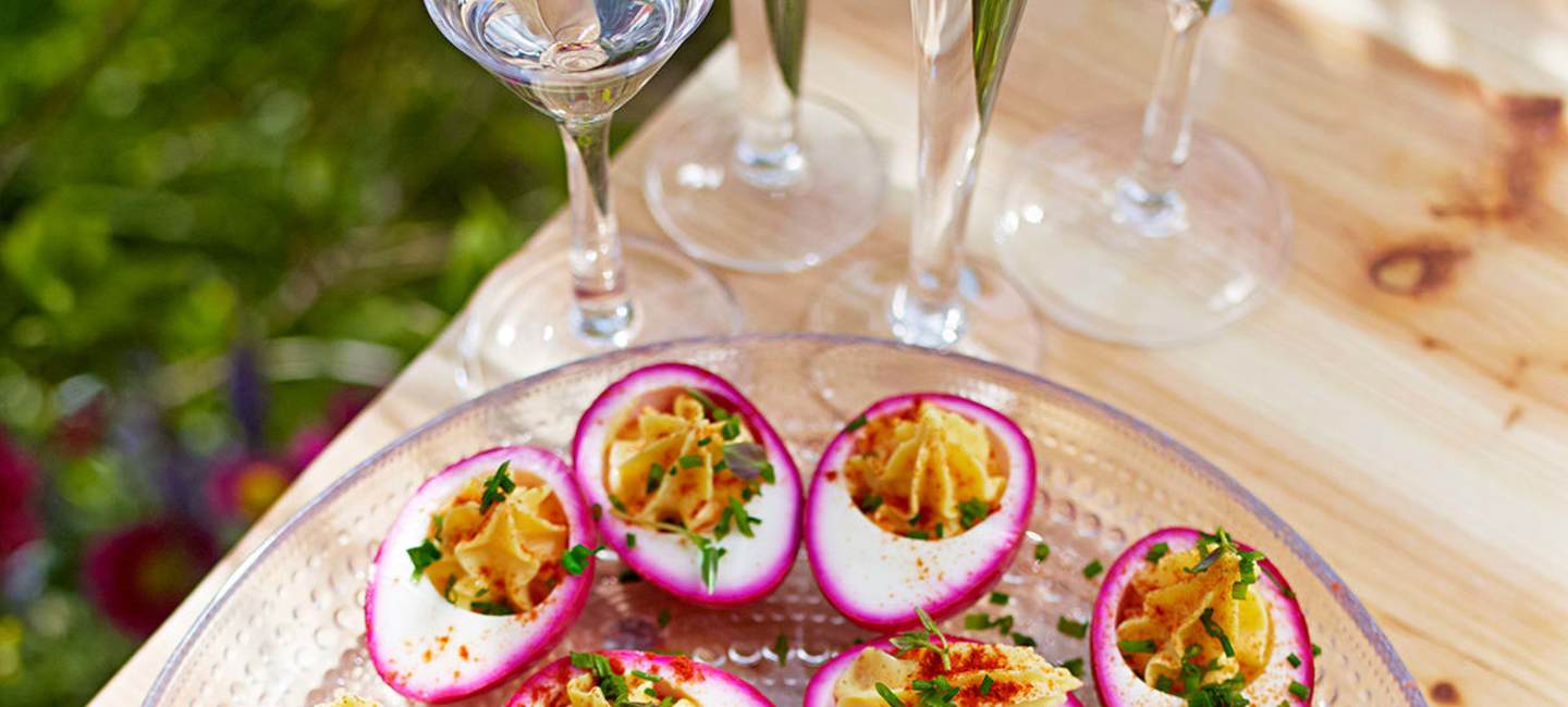 Pickled Deviled Eggs