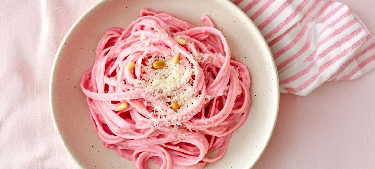 Pink Pasta - rosa pasta från TikTok.
