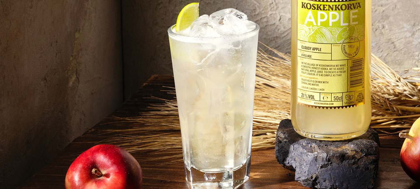 Äppelsoda med Koskenkorva Appel