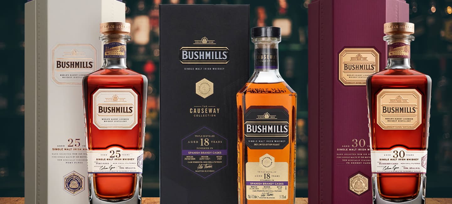 Tre nya maltwhiskeys från Bushmills