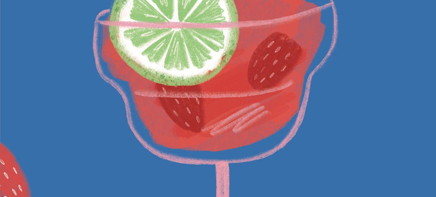 Alkoholfri Strawberry Daiquiri