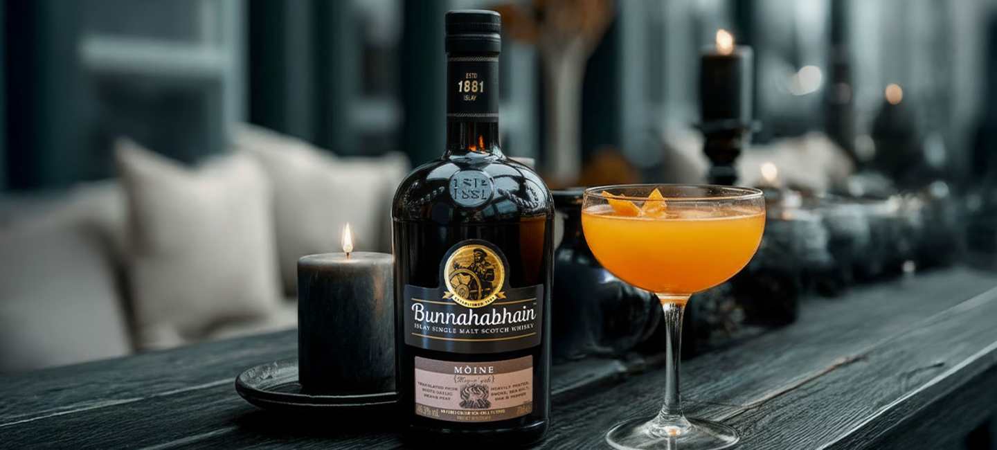 Blood & Sand med Bunnahabhain Mòine