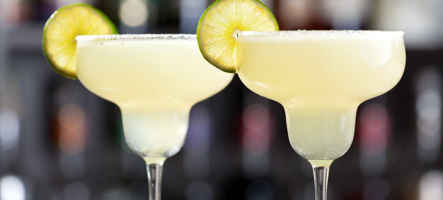 Två glas Frozen Margarita