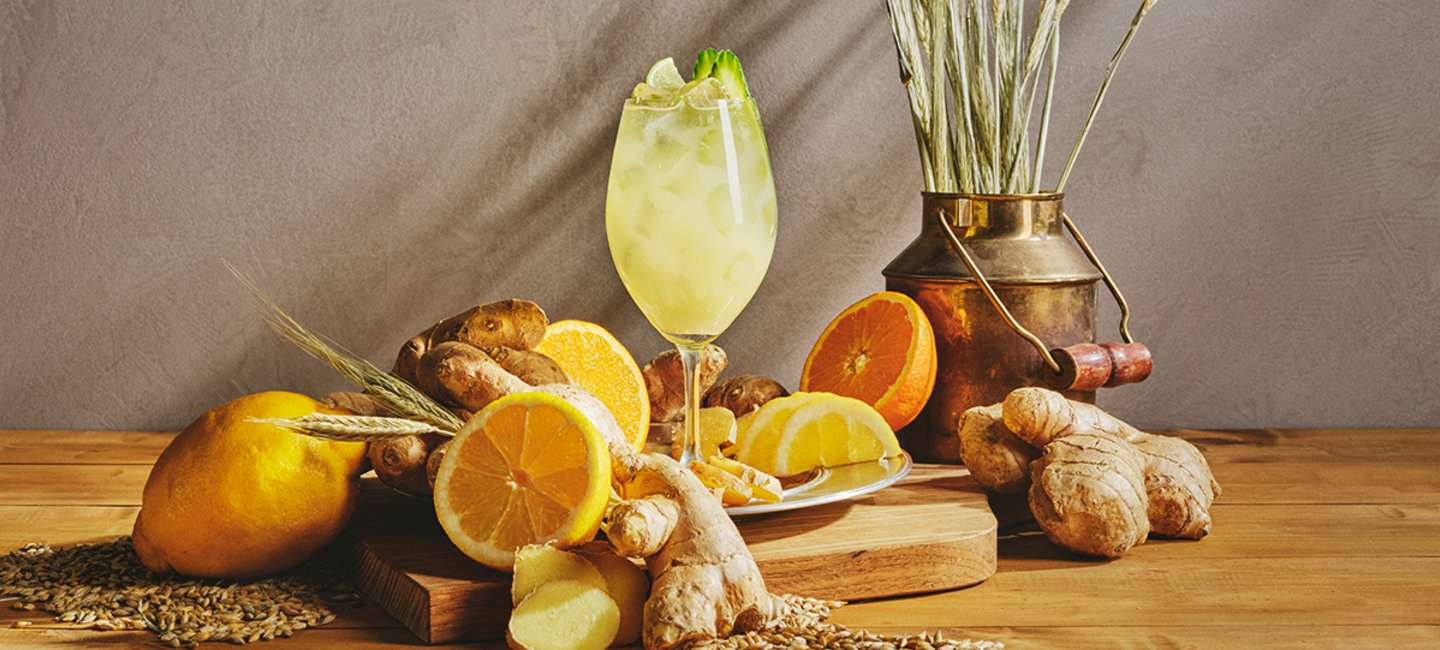 Ginger Cup med citron och vete