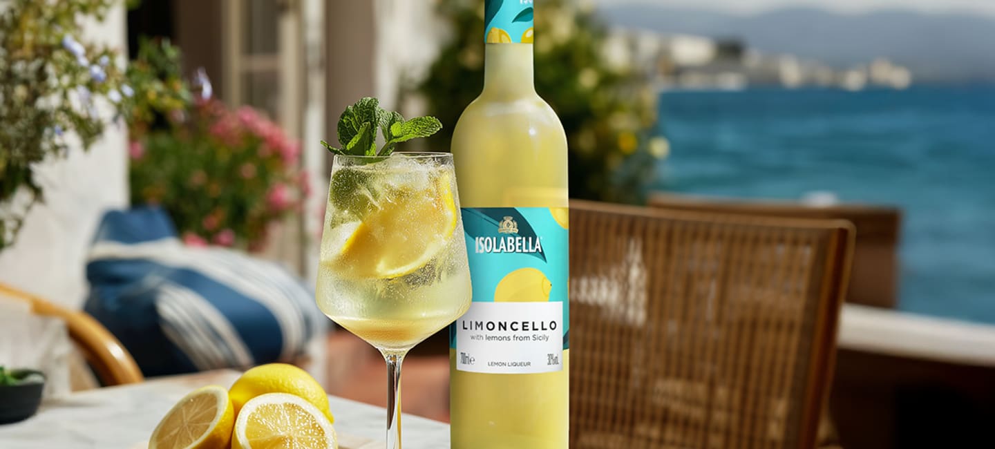Limoncello Spritz med Isolabella Limoncello
