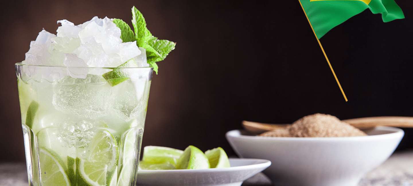 Brasilianska drinken caipirinha