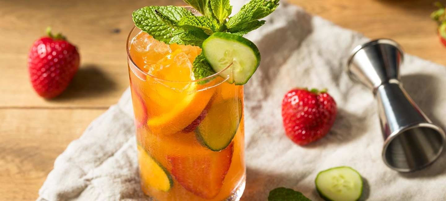 Drinken Pimm's Cup