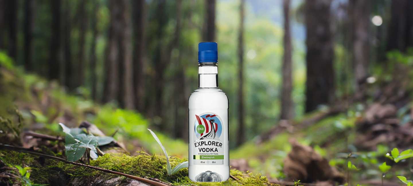 Explorer Vodka Ekologisk i skog