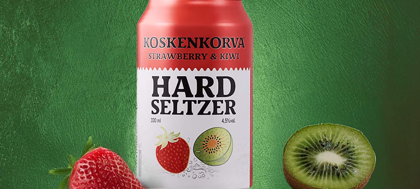 Koskenkorva Hard Seltzer Strawberry Kiwi